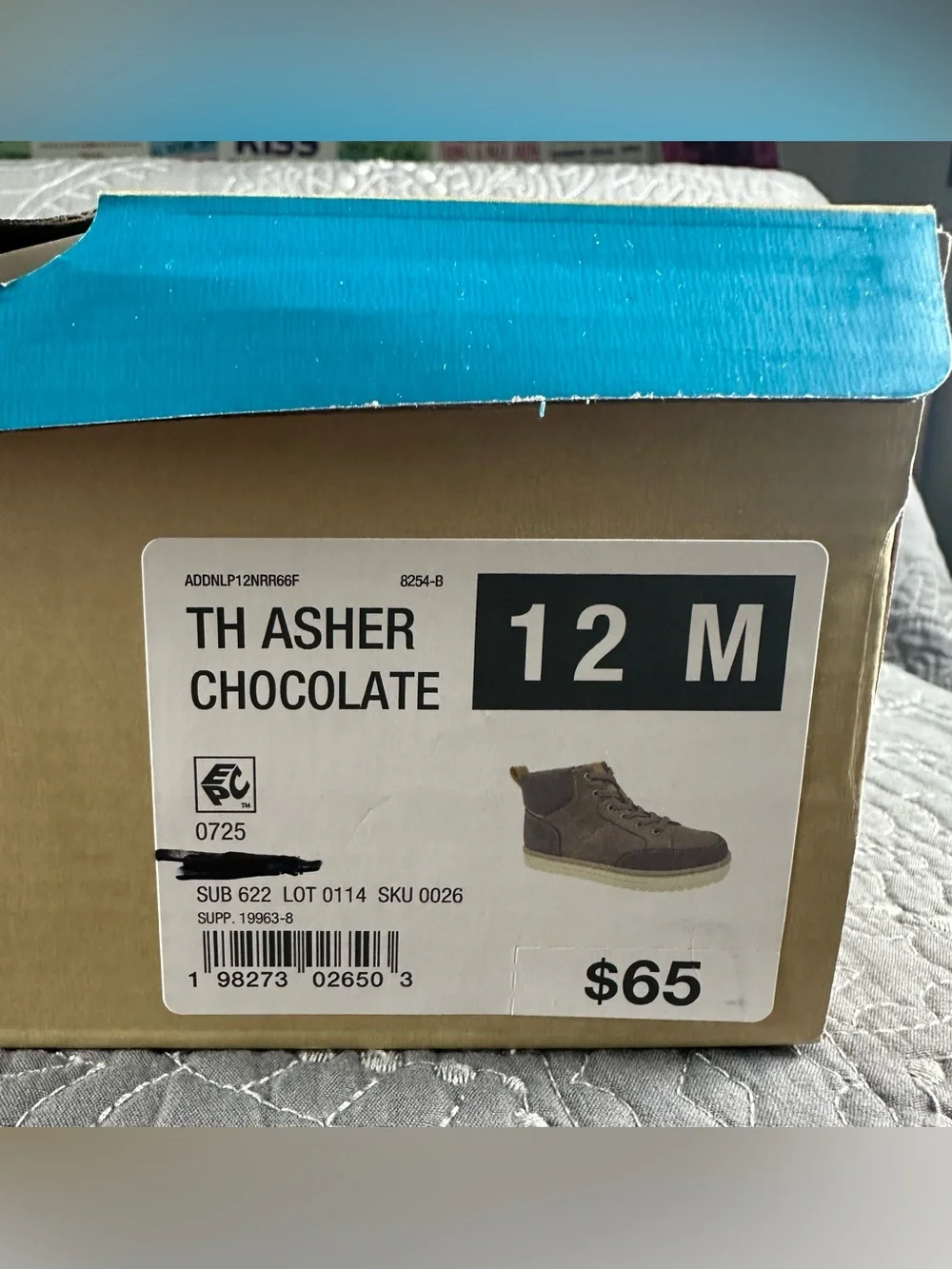 Thereabouts Toddler Boys Chocolate Asher Flat Heel Boots NWT Size Toddler 12